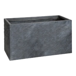 Plantenbak Arizona Biguhi - L75 X B27 X H40cm - Donkergrijs