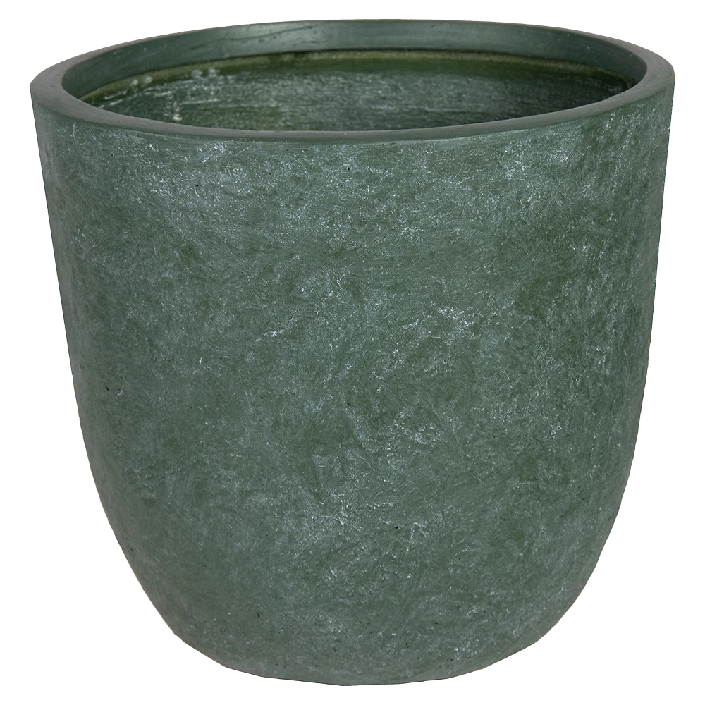 Bloempot Arizona Egg Cypress Wash - D45 X H43cm - Groen