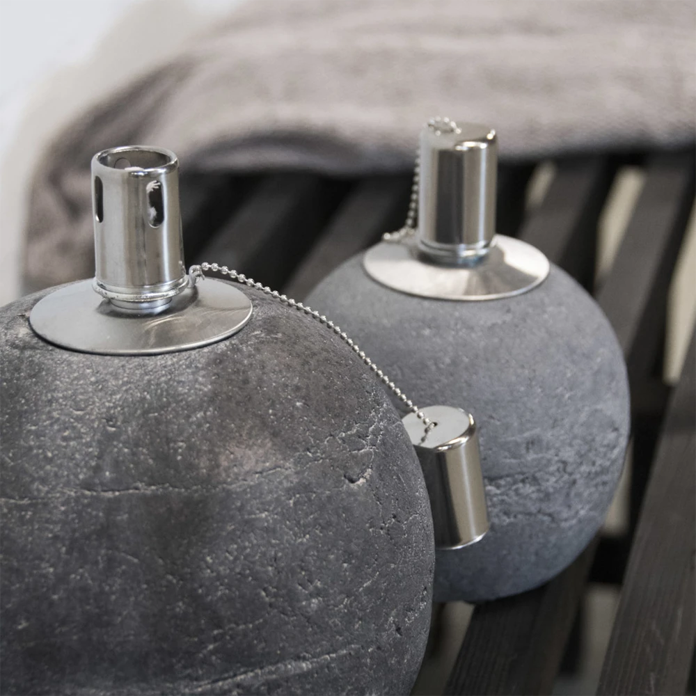 Betonnen Olielamp L - Fancy Flames - Afbeelding 5