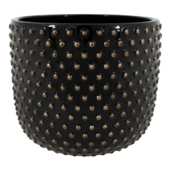 Bloempot Bolino - D21 X H17cm - Shiny Black