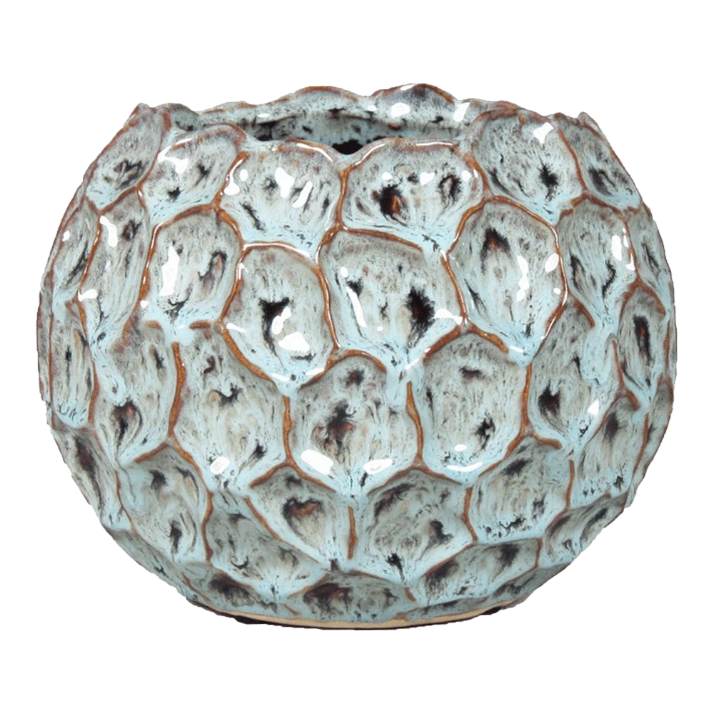 Bloempot Brussel - D21 X H18cm - Groen