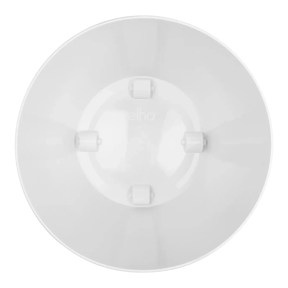 Bloempot Elho Brussels Rond 35cm - Met Wielen - Wit - Afbeelding 3