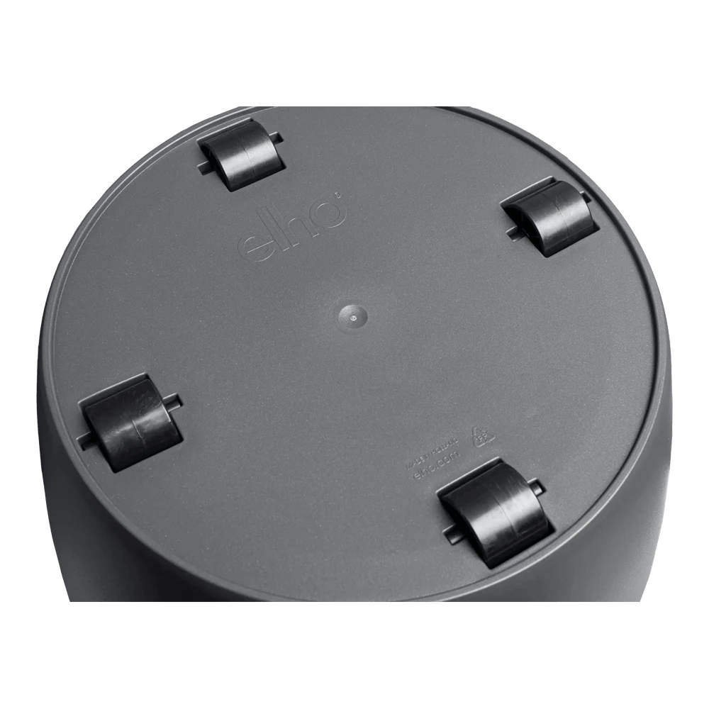 Bloempot Elho Brussels Rond 40cm - Met Wielen - Antraciet - Afbeelding 4