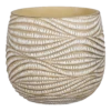 Bloempot Hendrick - D19 X H17cm - Creme