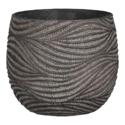 Bloempot Hendrick - D23,5 X H20cm - Bruin