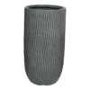 Bloempot James Hoog - D43 X H78cm - Grijs