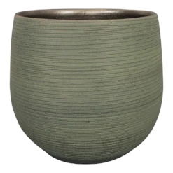 Bloempot Lydia - D36 X H32cm - Shiny Green