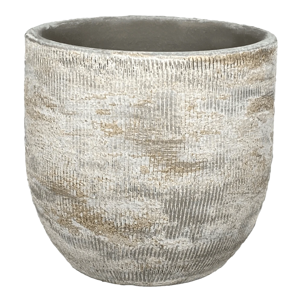 Bloempot Miami - D23 X H21cm - Grijs