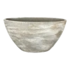 Bloempot Miami Ovaal - L30 X D13 X H17cm - Grijs