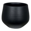 Bloempot Petra - D19 X H16cm - Mat Zwart