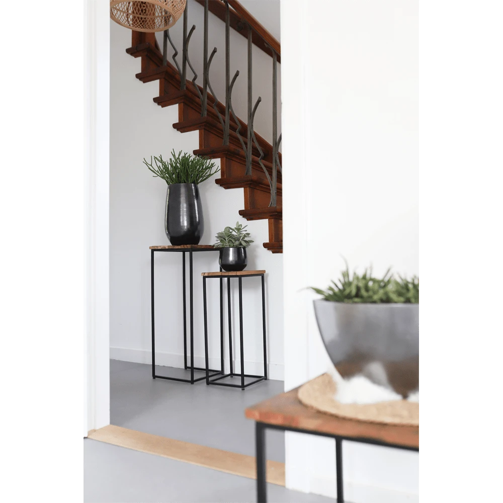 Bloempot Petra - D19 X H16cm - Platinum - Afbeelding 2