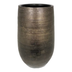 Bloempot Tokio Hoog - D38 X H90cm - Goud