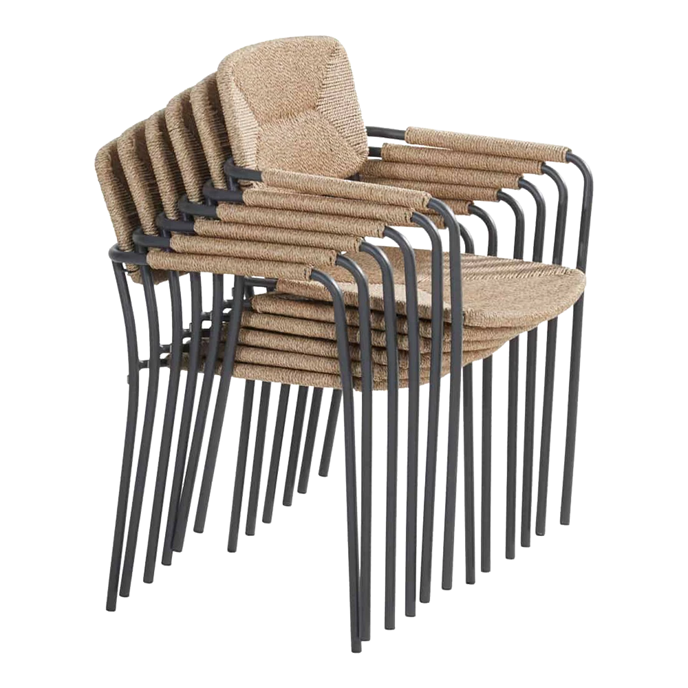 Bora Dining Stoel - Naturel - Afbeelding 6