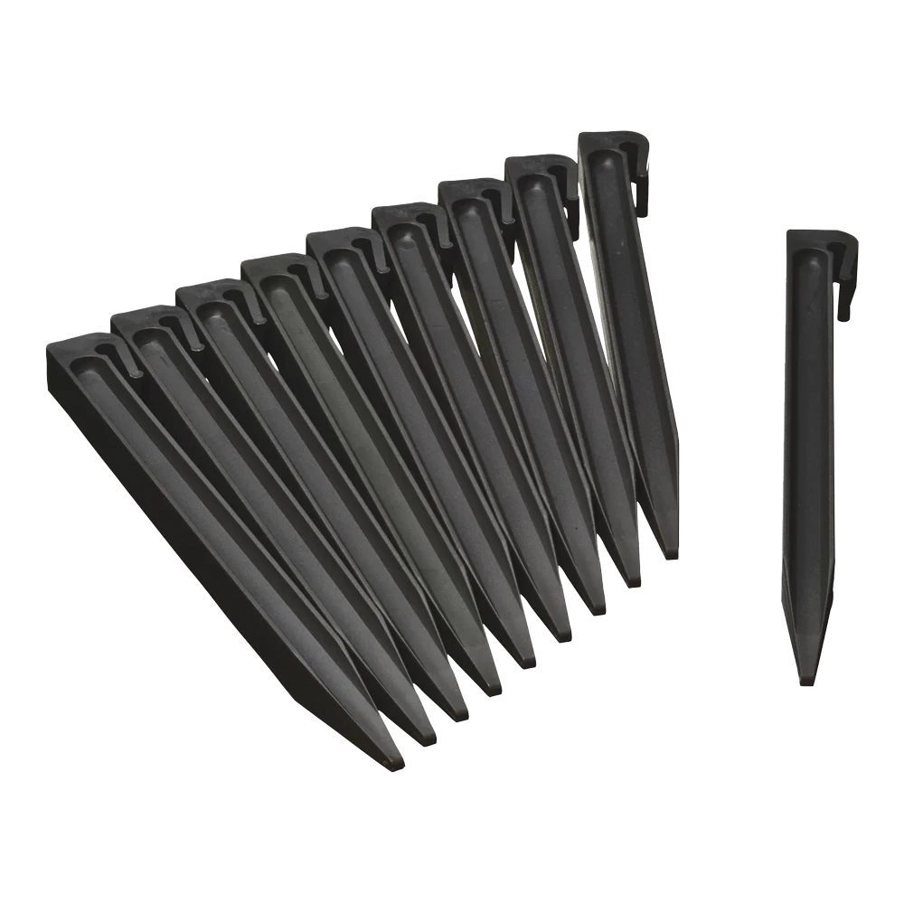 Borderrandpennen 26,7cm - 10 Stuks - Zwart - Nature