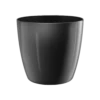 Bloempot Elho Brussels Diamond Rond 30cm - Metallic Zwart