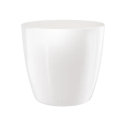 Bloempot Elho Brussels Diamond Rond 30cm - Wit