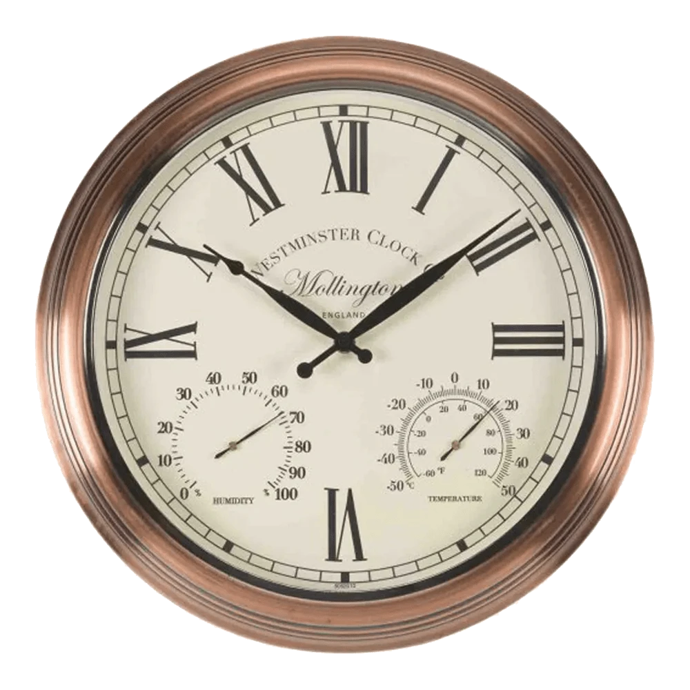 Buitenklok Mollington - 3in1 - 38cm