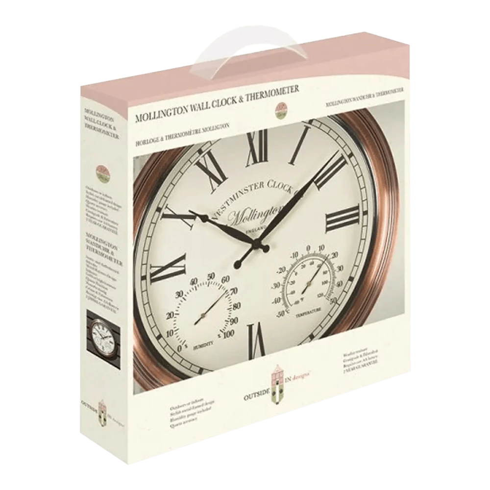 Buitenklok Mollington - 3in1 - 38cm - Afbeelding 2