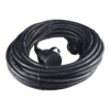 Calex Verlengkabel - Zwart - IP44 - 15m