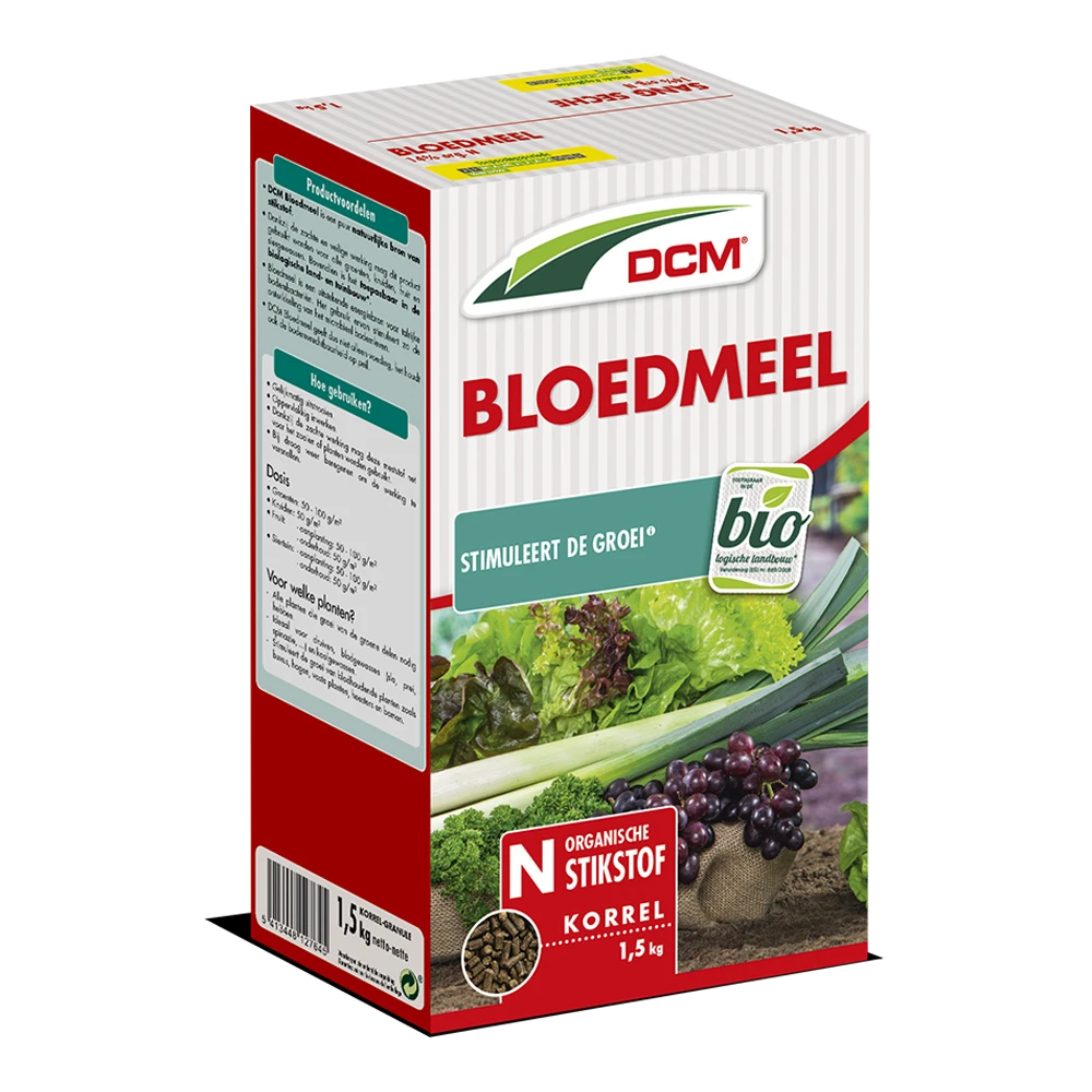 DCM Bloedmeel - 1,5kg - Tuinplanten Voeding