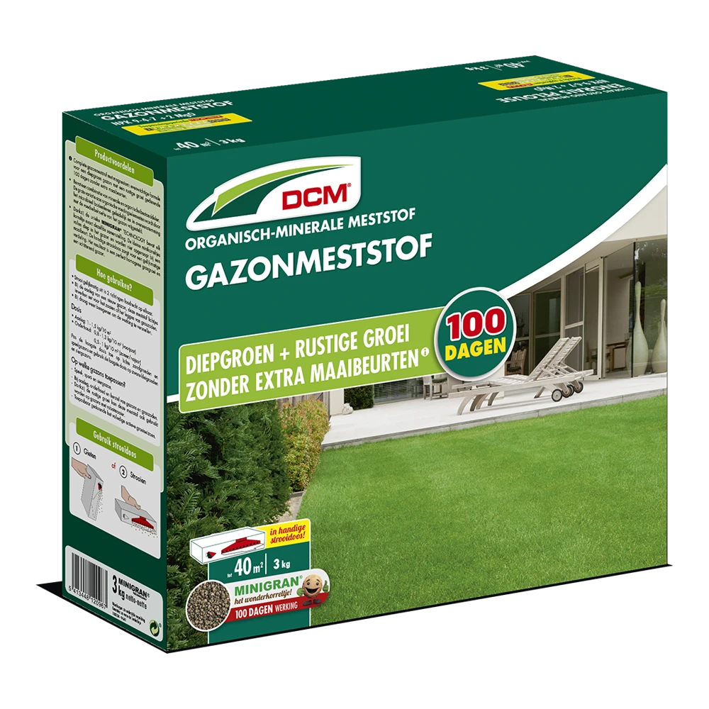 DCM Gazonmeststof - 3kg - Gazonmeststof