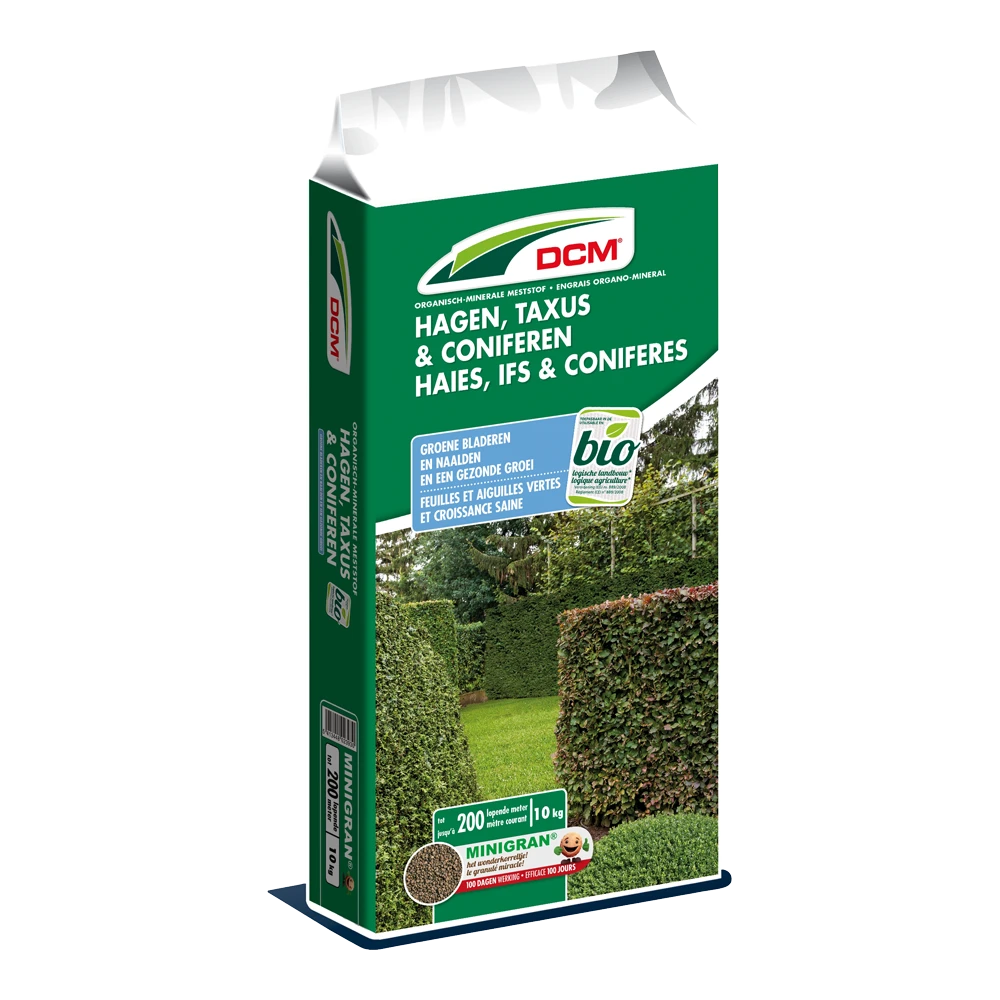 DCM Meststof Hagen, Taxus & Coniferen - 10kg - Tuinplanten Voeding