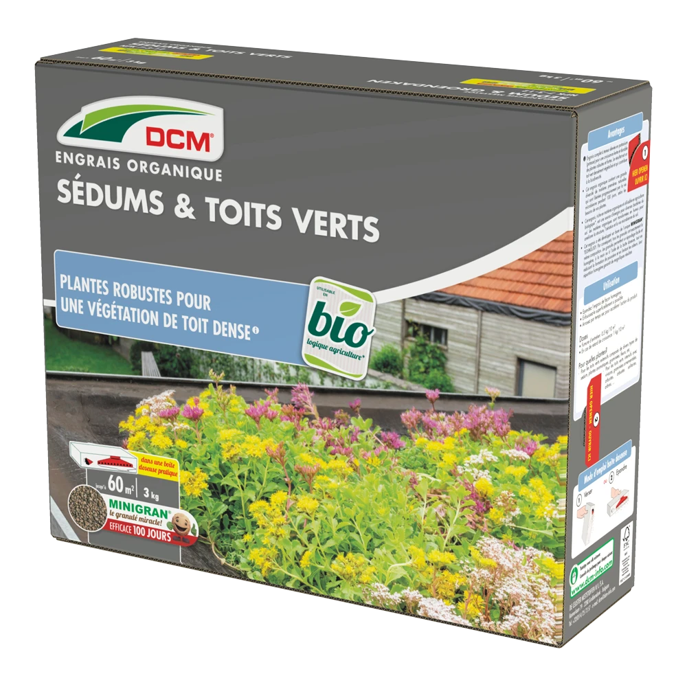 DCM Meststof Sedum & Groendaken - 3kg - Tuinplanten Voeding