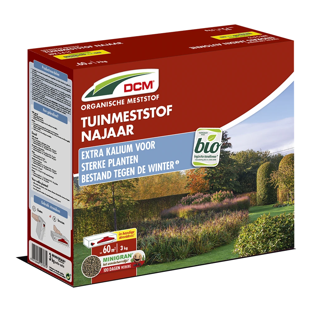 DCM Tuinmeststof Najaar - 3kg - Tuinplanten Voeding