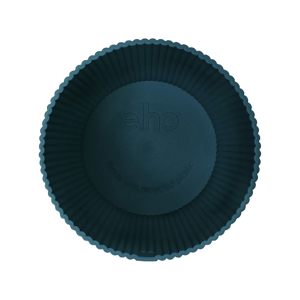 Bloempot Elho Vibes Fold Rond - D22 X H20cm - Diepblauw - Afbeelding 2