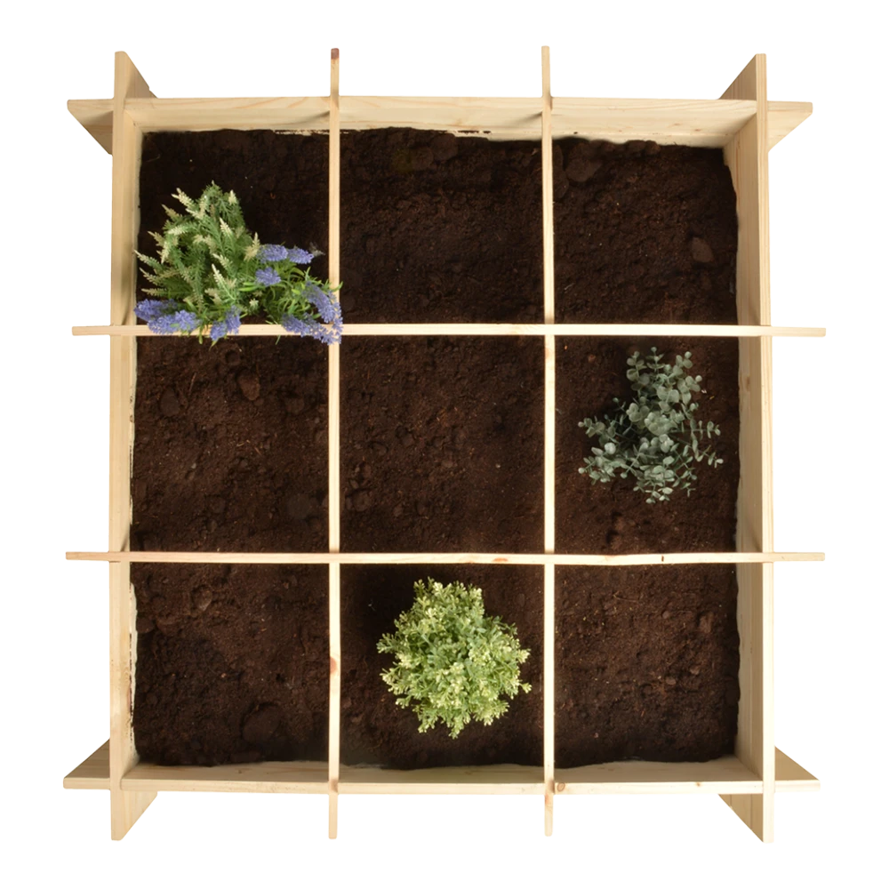 Esschert's Garden - Houten Vierkante Meter Tuin - Afbeelding 2