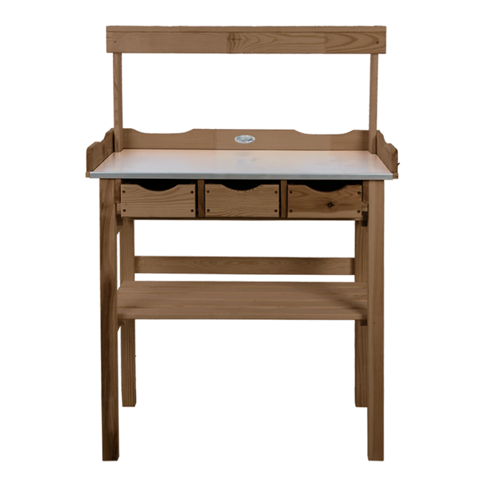 Esschert's Garden - Oppottafel Met Opzetstuk Bruin