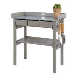 Esschert's Garden - Tuinwerktafel Met Lades - Grijs