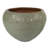 Bloempot Glazed Off Bowl - D40 X H31cm - Groen
