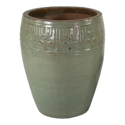 Bloempot Glazed Off Vase - D46 X H56cm - Groen