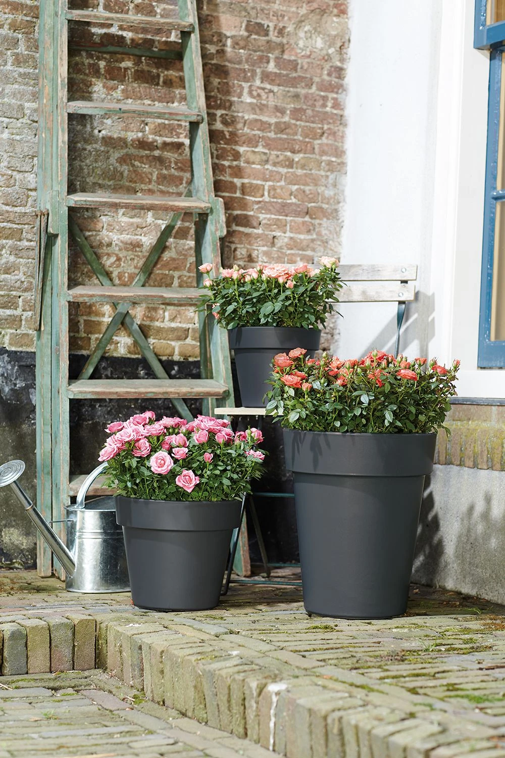 Bloempot Elho Green Basics Top Planter 40cm - Living Black - Afbeelding 2