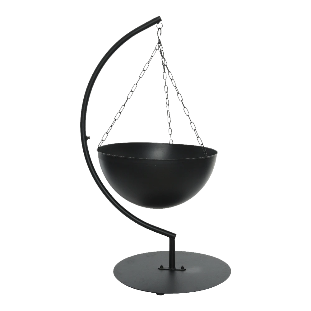 Hangende Vuurschaal - D60cm - Zwart