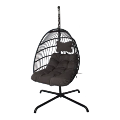 Hangstoel Norway - Inklapbaar - Zwart/Bruin