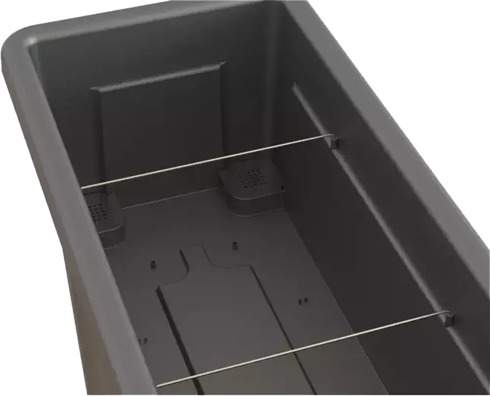 Kweektafel Venezia - Met Deksel - 80x39x69cm - Antraciet - Afbeelding 3