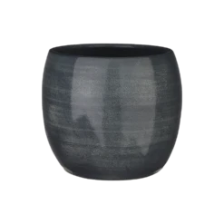 Bloempot Lester - D24 X H22cm - Donkerblauw