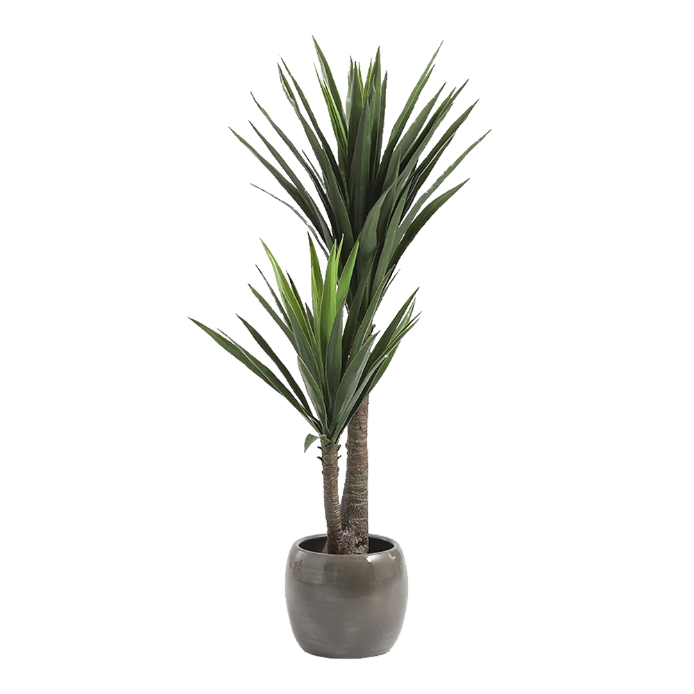 Bloempot Lester - D20 X H18cm - Donkergrijs - Afbeelding 2