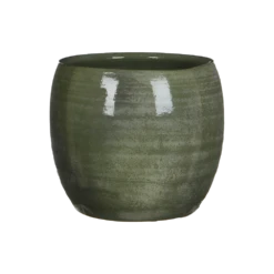 Bloempot Lester - D24 X H22cm - Groen
