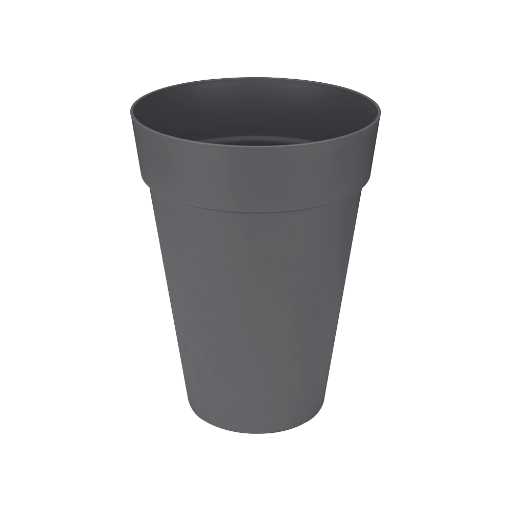 Bloempot Elho Loft Urban Rond Hoog 42cm - Antraciet