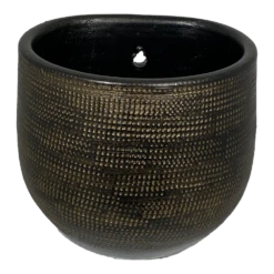 Muur Bloempot Tokio - D20 X H18cm - Goud