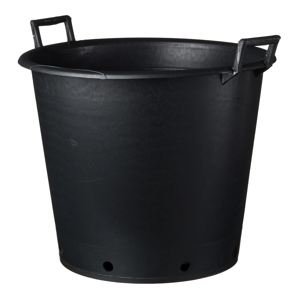 Nature - Ritzi Container Zwart 50L - Met Handgreep