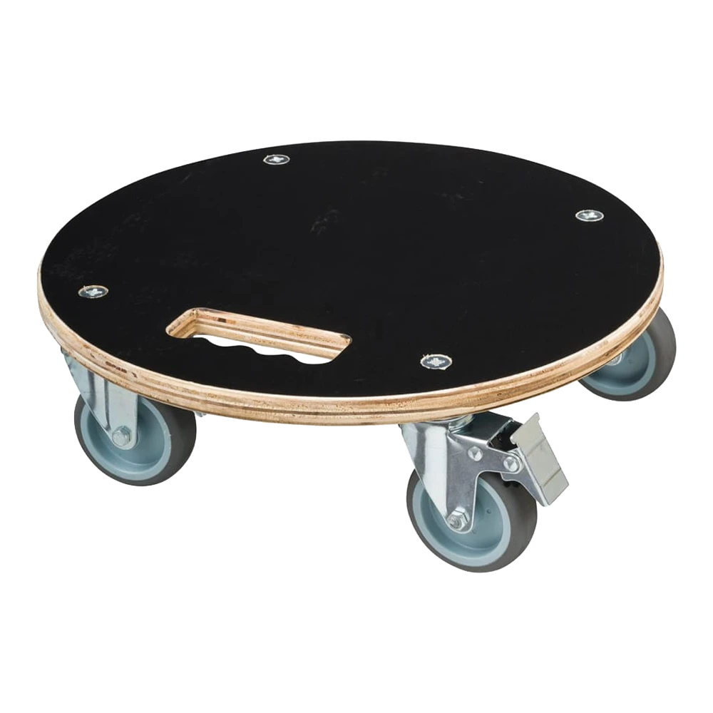 Plantentrolley Rond U00d838 Cm - FSC Hout/zwart - Nature