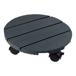 Plantentrolley Rond HKC - 30cm - Antraciet - Max. 50kg - Nature