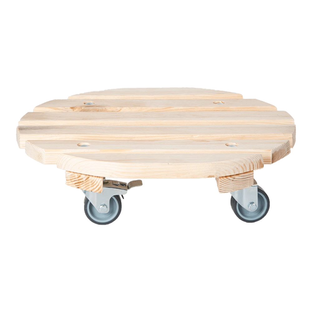 Plantentrolley Rond Zware Belasting - Naturel - Esschert's Garden - Afbeelding 2