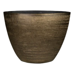 Bloempot Ryan Ovaal - L46 X B18 X H35cm - Shiny Gold