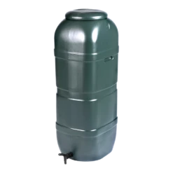 Regenton 100L Kunststof 'slimline' - Groen H96x36x32cm - Nature