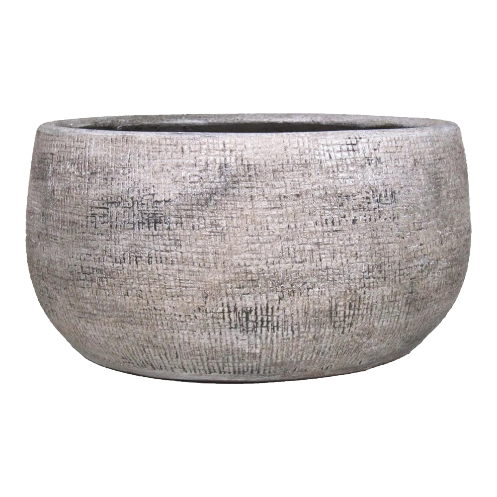 Plantenschaal Mira - D34 X H15cm - Wit